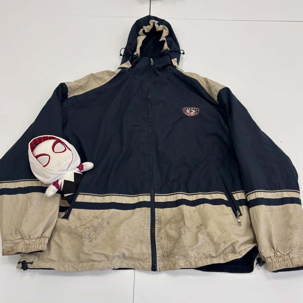 Coastal Gorpcore Vintage Carmel California Colorblock Windbreaker Jacket 🌲